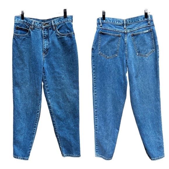 🌻VINTAGE Bill Blass High Waist Straight Tapered Mom Jeans | 27” Waist - Picture 1 of 9
